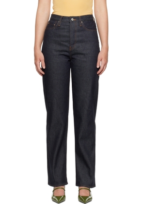 TOTEME Navy Twisted Seam Jeans