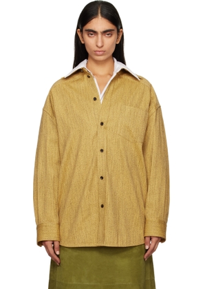Bottega Veneta Yellow Light Cotton Frise Shirt