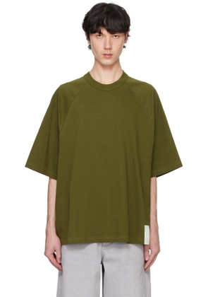 Bottega Veneta Khaki Pima Cotton Jersey T-shirt