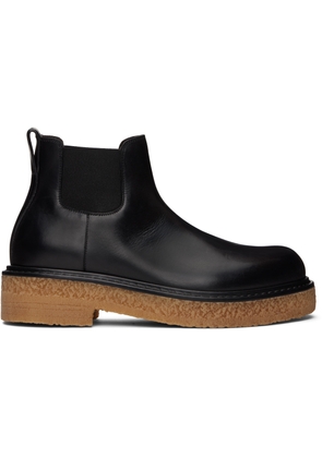 Bottega Veneta Black Haddock Chelsea Boots