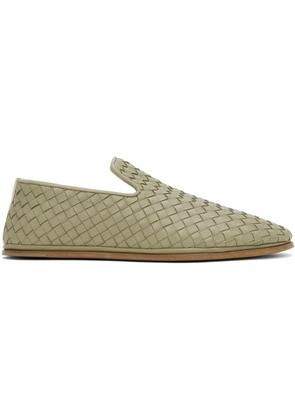 Bottega Veneta Green Sunday Slippers