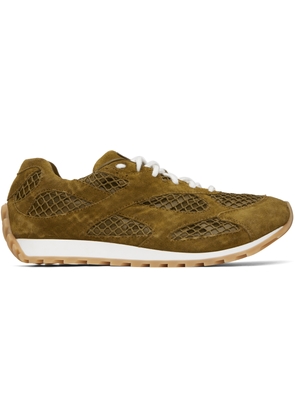 Bottega Veneta Khaki Orbit Sneakers