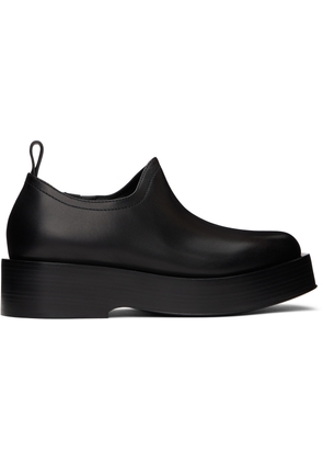 Bottega Veneta Black Torino Slip-on Loafers