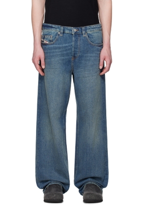 Diesel Blue Relaxed 2001 D-Macro Oclbb Jeans