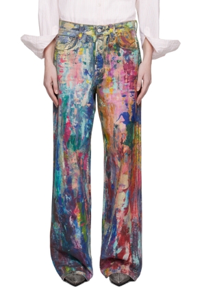 Acne Studios Multicolor Baggy Fit Jeans