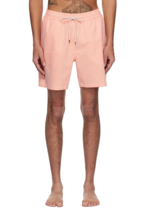 Polo Ralph Lauren Orange & White Traveler Swim Shorts