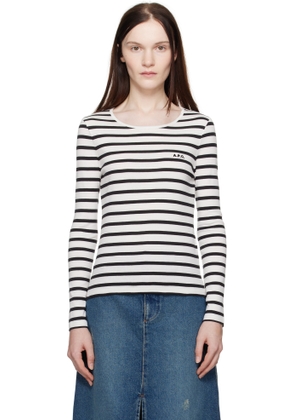 A. P.C. White & Black Thelma T-shirt