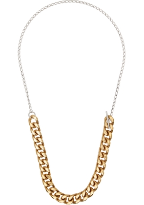 Dries Van Noten Gold & Silver Curb Chain Necklace