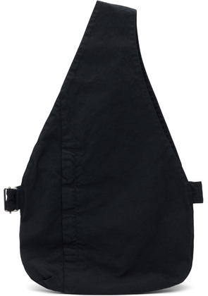Dries Van Noten Navy One Shoulder Vest Pouch