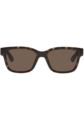 Gucci Brown Minimal Sunglasses