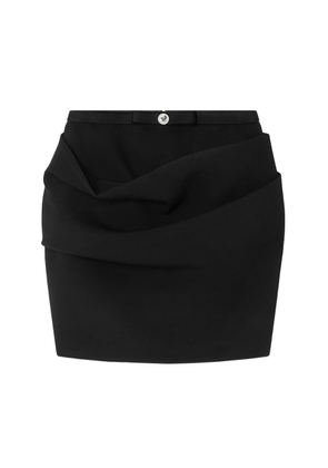 Versace Wool Mini Skirt - Moda Operandi