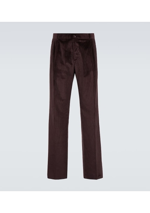 Canali Cotton corduroy straight pants