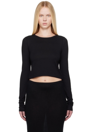 ÉTERNE Black Long Sleeve Baby T-shirt
