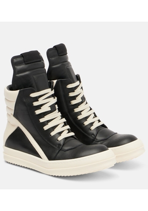 Rick Owens Geobasket leather sneakers