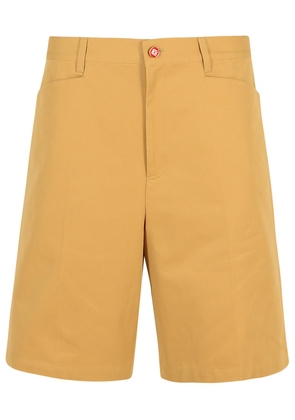 Casablanca chicano Beige Cotton Bermuda Shorts