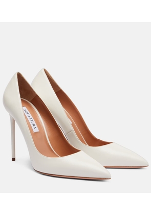 Aquazzura Purist 105 leather pumps