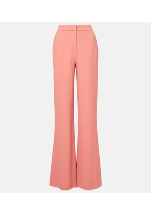 Elie Saab High-rise cady flared pants