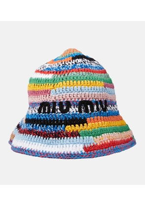 Miu Miu Crochet bucket hat