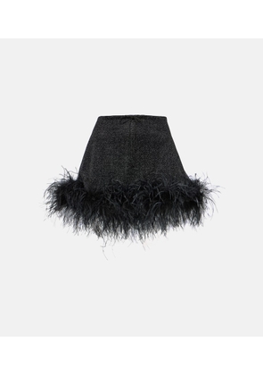 Oseree Lumiere Plumage miniskirt