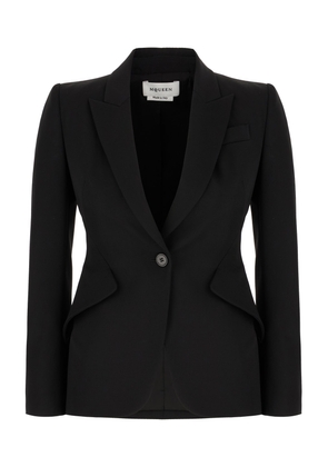 Alexander McQueen Black Wool Blazer