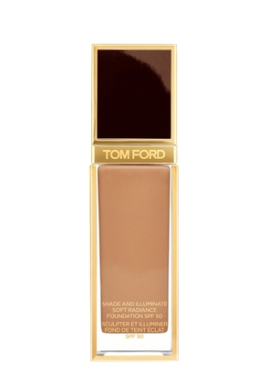 Tom Ford Shade and Illuminate Soft Radiance Foundation SPF 50, Warm Almond, Flawless Finish, Matte Texture, Effortless Blendability - 9.5 Warm Almond