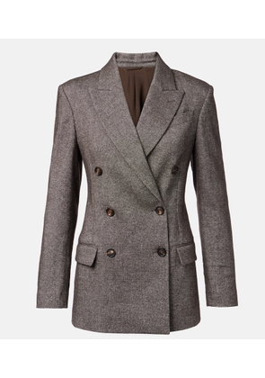Brunello Cucinelli Wool and linen-blend blazer