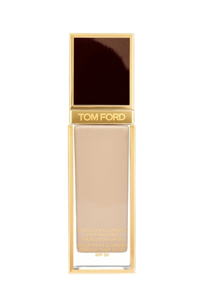 Tom Ford Shade and Illuminate Soft Radiance Foundation SPF 50, Fawn, Lightweight Formula, Seamless Coverage, Effortless Blendability - 4.0 Fawn