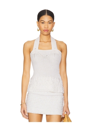 Casona La Llanera Top in Ivory. Size M/L. Also in S/M, XS/S.