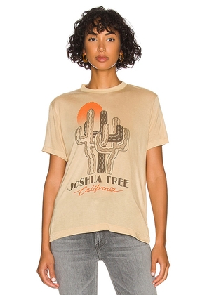 Junk Food Joshua Tree Cactus Tee in Beige. Size L. Also in M.