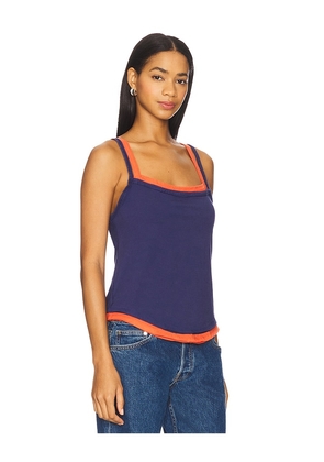 Free People x We The Free Twofer Tank In Indigo Combo in Blue. Size L. Also in M.