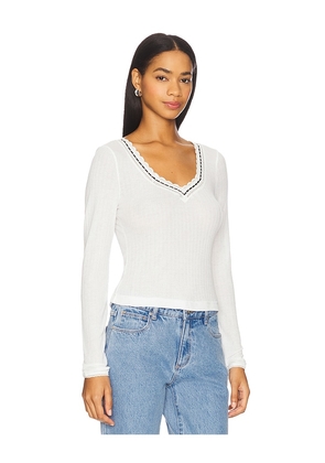 Free People Only You Long Sleeve in Ivory. Size L. Also in S, XL, XS.
