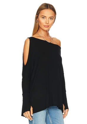 Michael Lauren Deuce Oversized Top in Black. Size M. Also in L, S, XS.