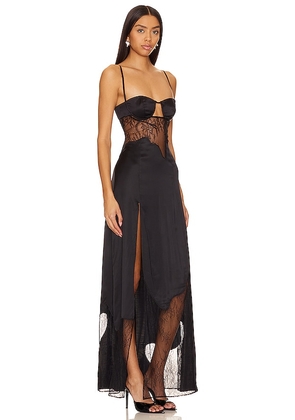 NBD Averie Gown in Black. Size L. Also in M, XL, XS, XXS.