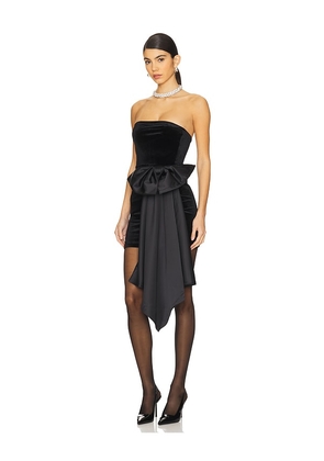 MORE TO COME Clea Velvet Dress in Black. Size S. Also in XS, XXS.