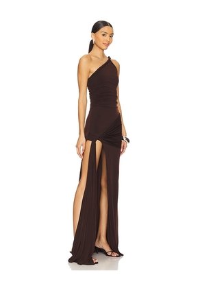 Lovers and Friends Sabrina Gown in Brown. Size M. Also in L, S, XL, XS, XXS.