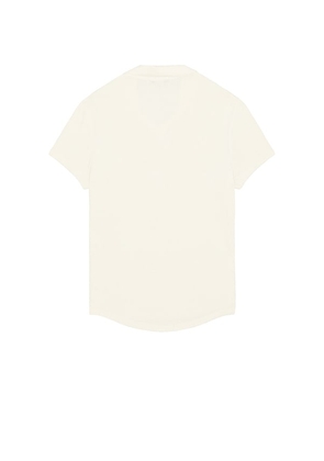 Monfrere Bond Polo in Cream. Size L. Also in M, S, XL/1X.