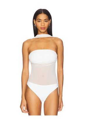 Lovers and Friends Lexi Bodysuit in White. Size L. Also in M, S, XL, XS.