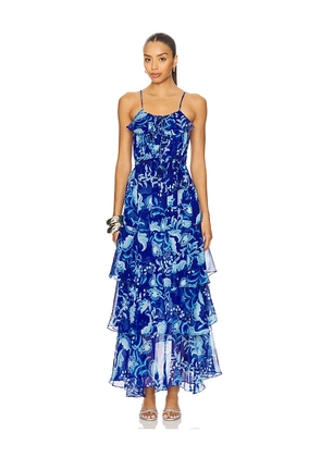 MISA Los Angeles Heaven Dress in Blue. Size L. Also in M, S, XS.