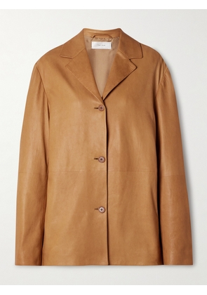 The Row - Fabian Leather Jacket - Brown - US0,US2,US4