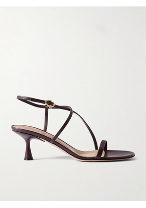 Gianvito Rossi - 55 Leather Sandals - Brown - IT35,IT36,IT36.5,IT37,IT37.5,IT38,IT38.5,IT39,IT39.5,IT40,IT40.5,IT41,IT41.5,IT42