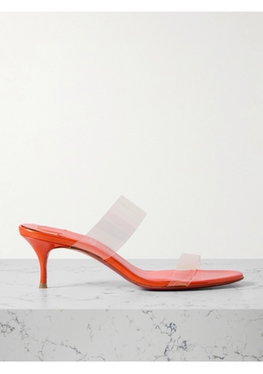 Christian Louboutin - Just Nothing 55 Pvc Mules - Orange - IT36,IT36.5,IT37,IT37.5,IT38,IT38.5,IT39,IT39.5,IT40,IT40.5,IT41,IT41.5,IT42