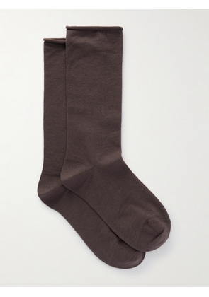 Brunello Cucinelli - Cashmere-blend Socks - Brown - XS,S,M,L