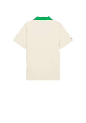 Rivvia Projects Blueprint Polo in Cream. Size L. Also in M, S, XL/1X.