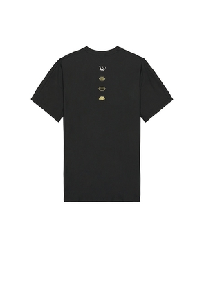 Rivvia Projects RPL Sports Tee in Black. Size L. Also in M, S.