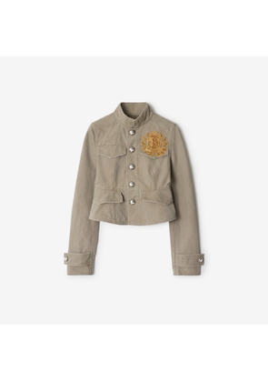 Burberry B Crest Cotton Tailored Jacket