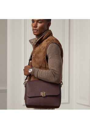 RL Pebbled Calfskin Messenger Bag