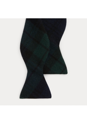 Plaid Cashmere Bow Tie