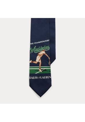 Wimbledon Silk Twill Graphic Tie