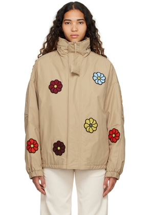 Moncler Genius 1 Moncler JW Anderson Beige Delamont Down Jacket