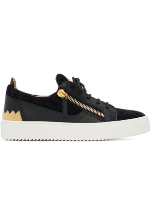 Giuseppe Zanotti Black Frankie Shark Sneakers